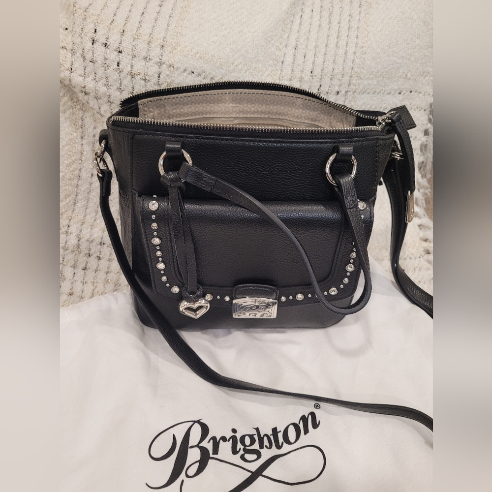 Brighton rhinstone-embellished handbag (never used) W/dust bag